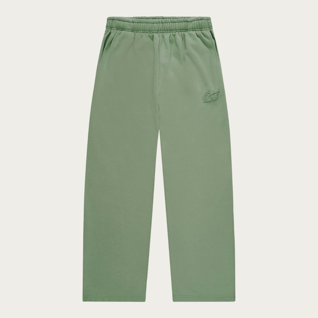OLIVE BASIC OPEN LEG JOGGER