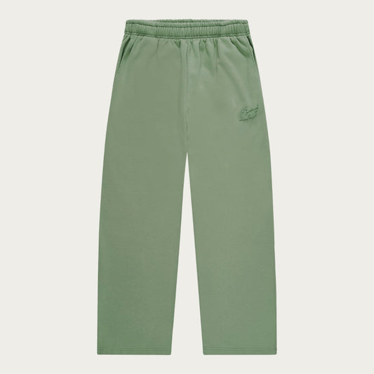 OLIVE BASIC OPEN LEG JOGGER
