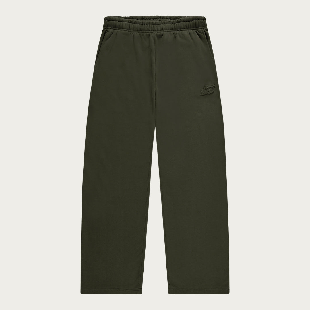 DARK OLIVE BASIC OPEN LEG JOGGER