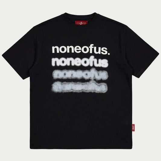 BLACK/WHITE BLURRED TEE