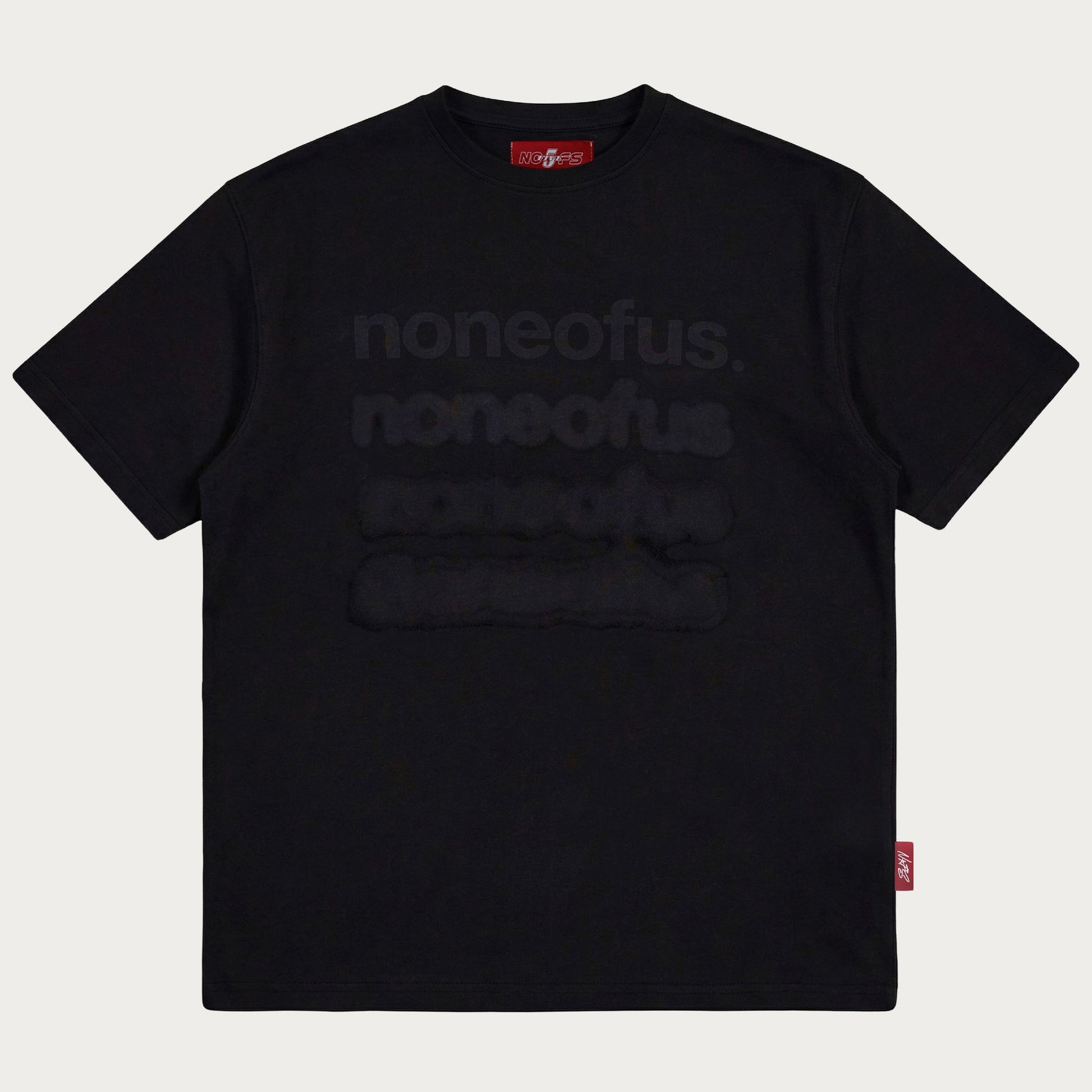 BLACK/DARK GREY BLURRED TEE