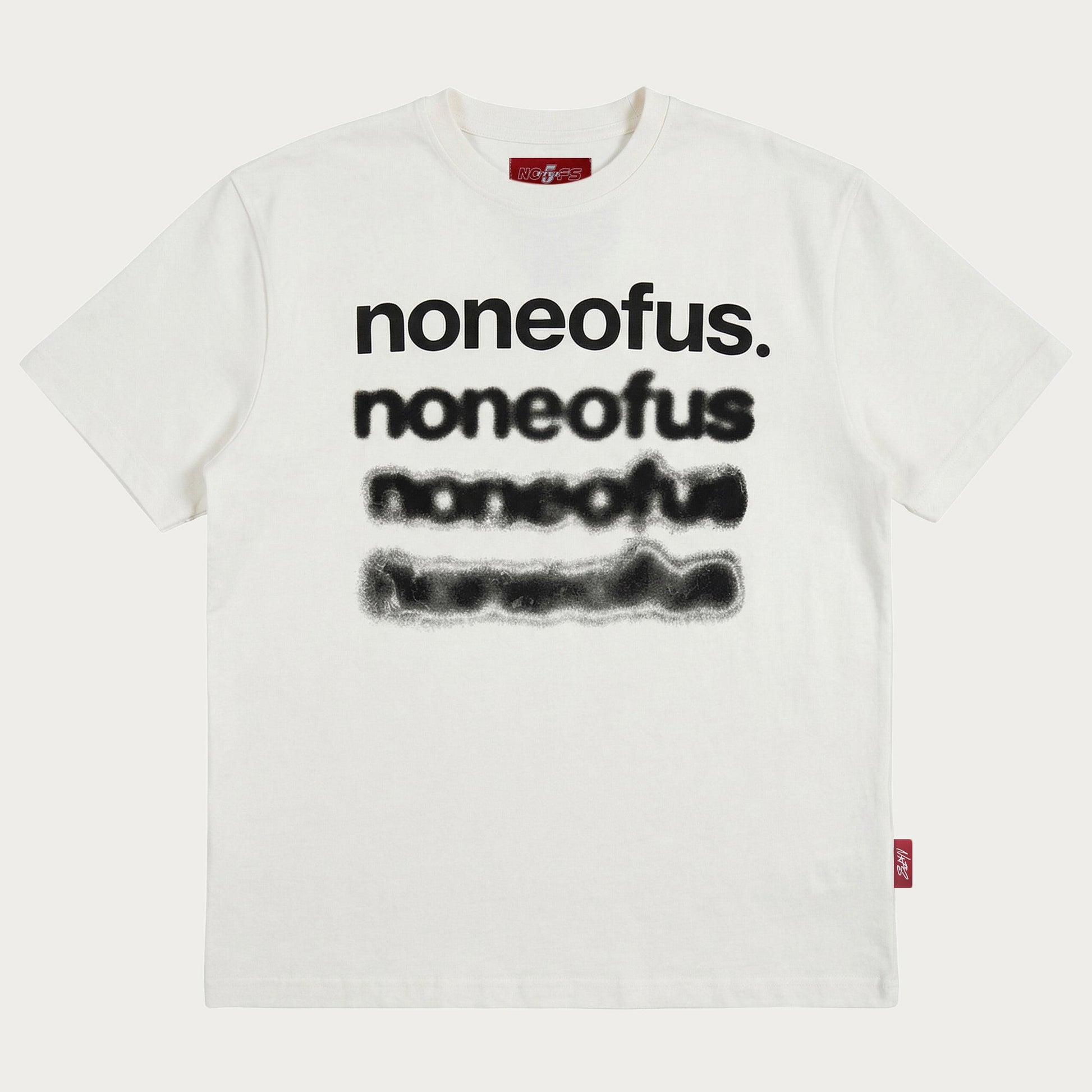 OFFWHITE/BLACK BLURRED TEE
