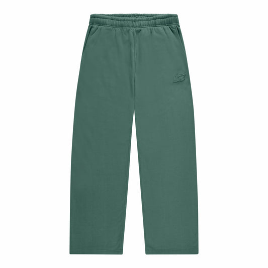 DARK GREEN BASIC OPEN LEG JOGGER