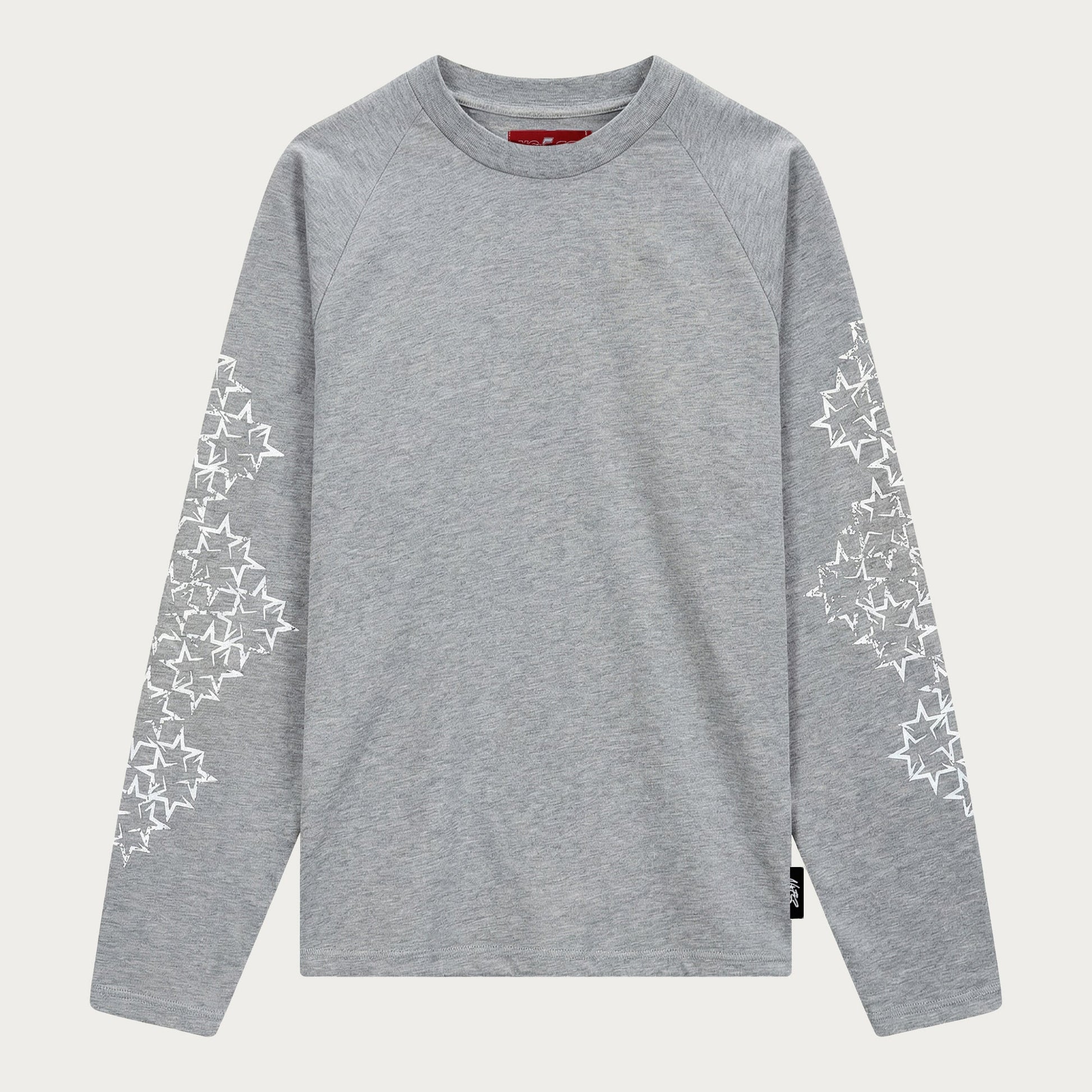 GREY/WHITE STAR LONGSLEEVE