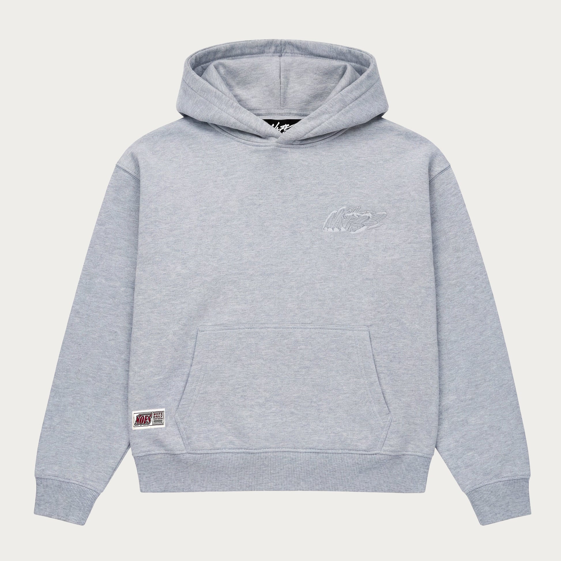 GREY BASIC HOODIE