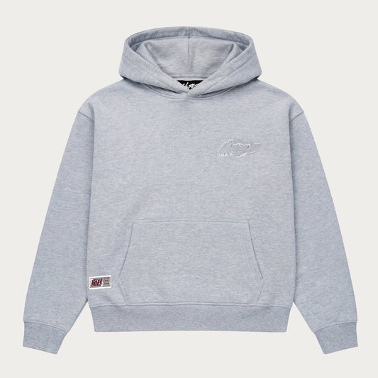 GREY BASIC HOODIE