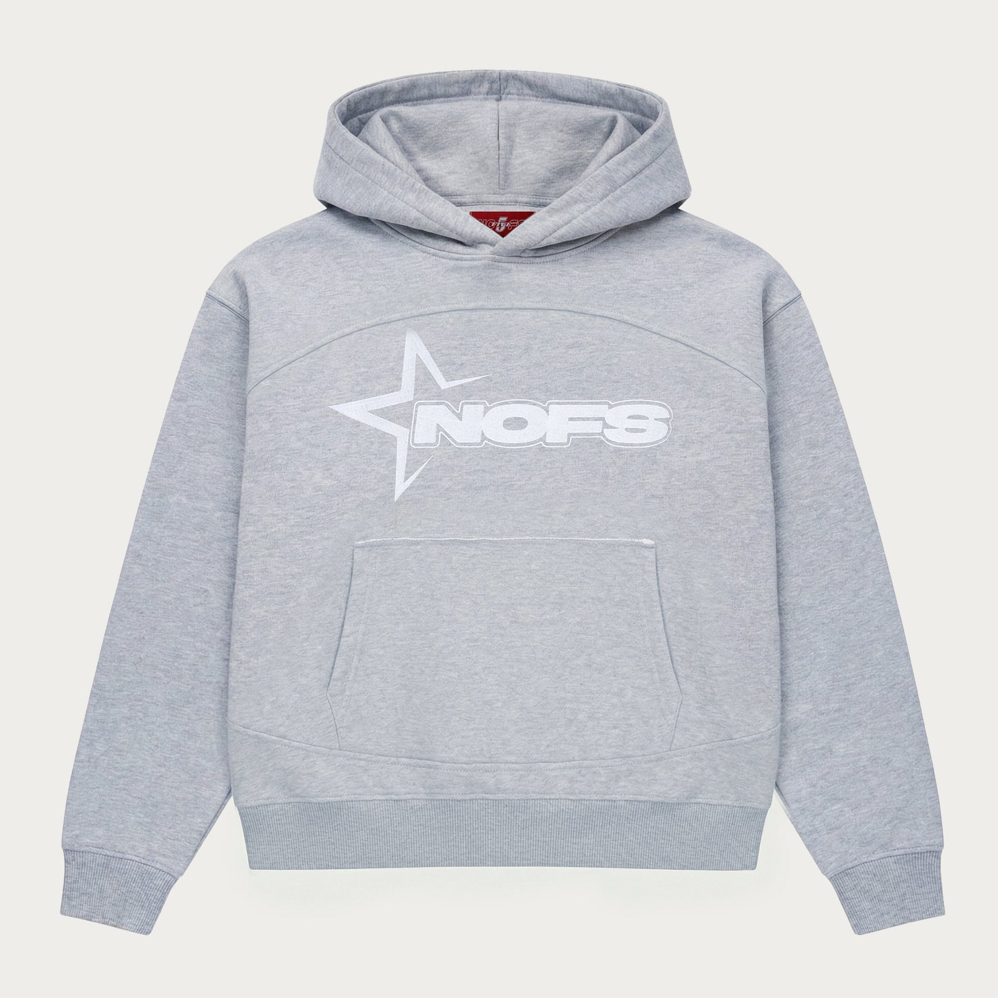 GREY/WHITE OG HOODIE