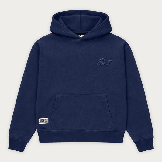 NAVY BASIC HOODIE