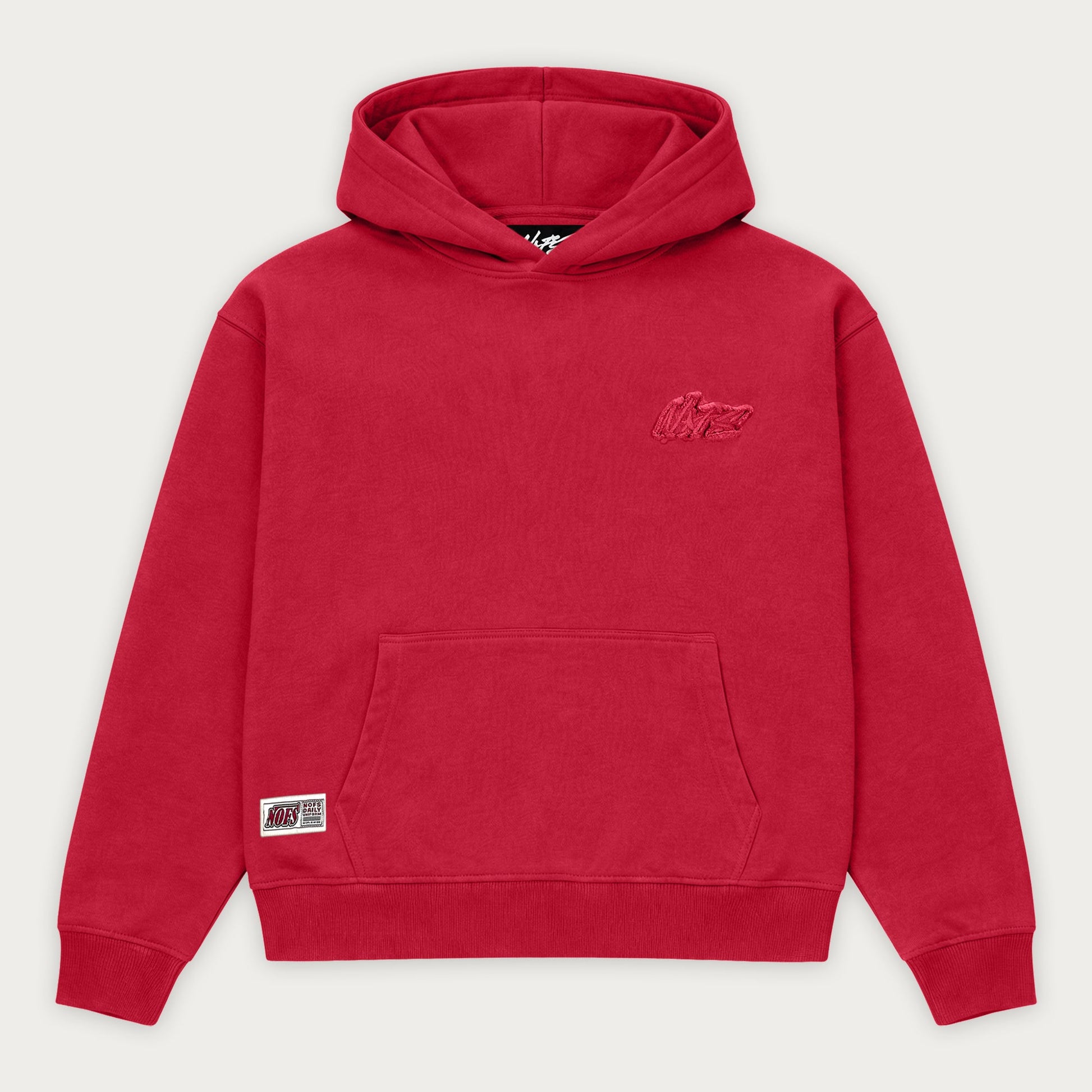 RED BASIC HOODIE