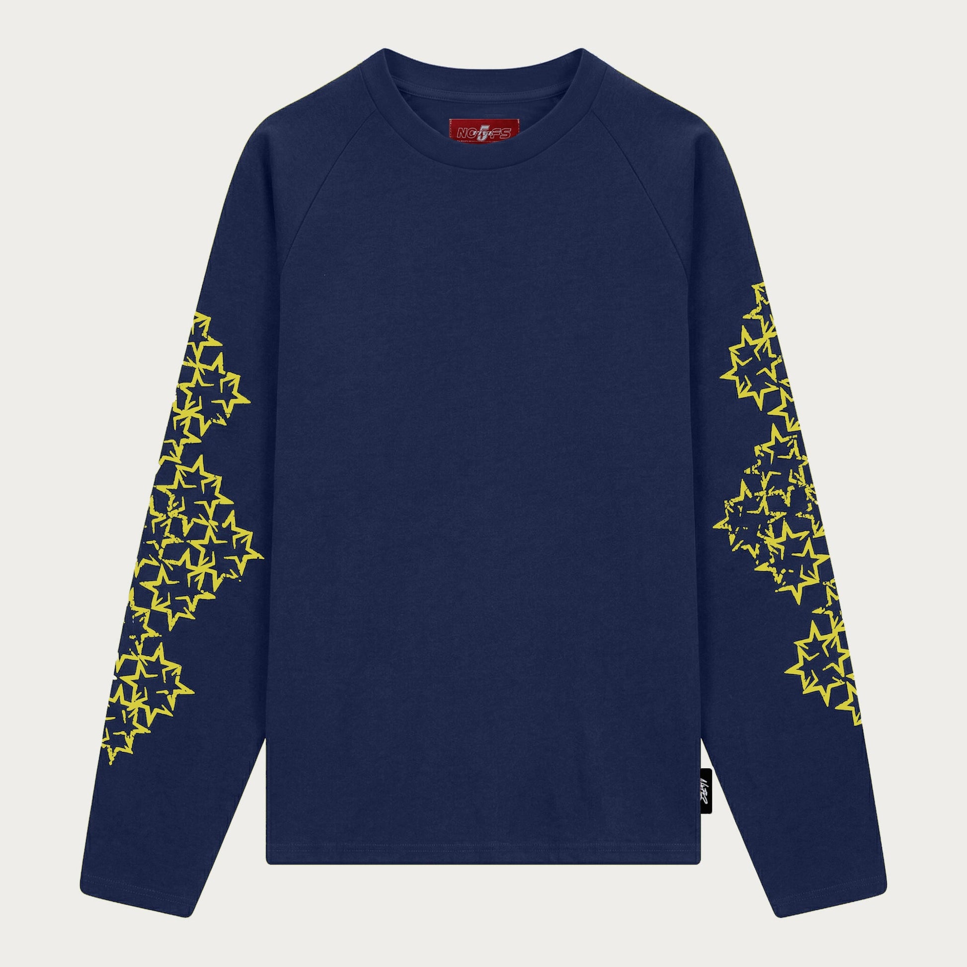 NAVY/YELLOW STAR LONGSLEEVE