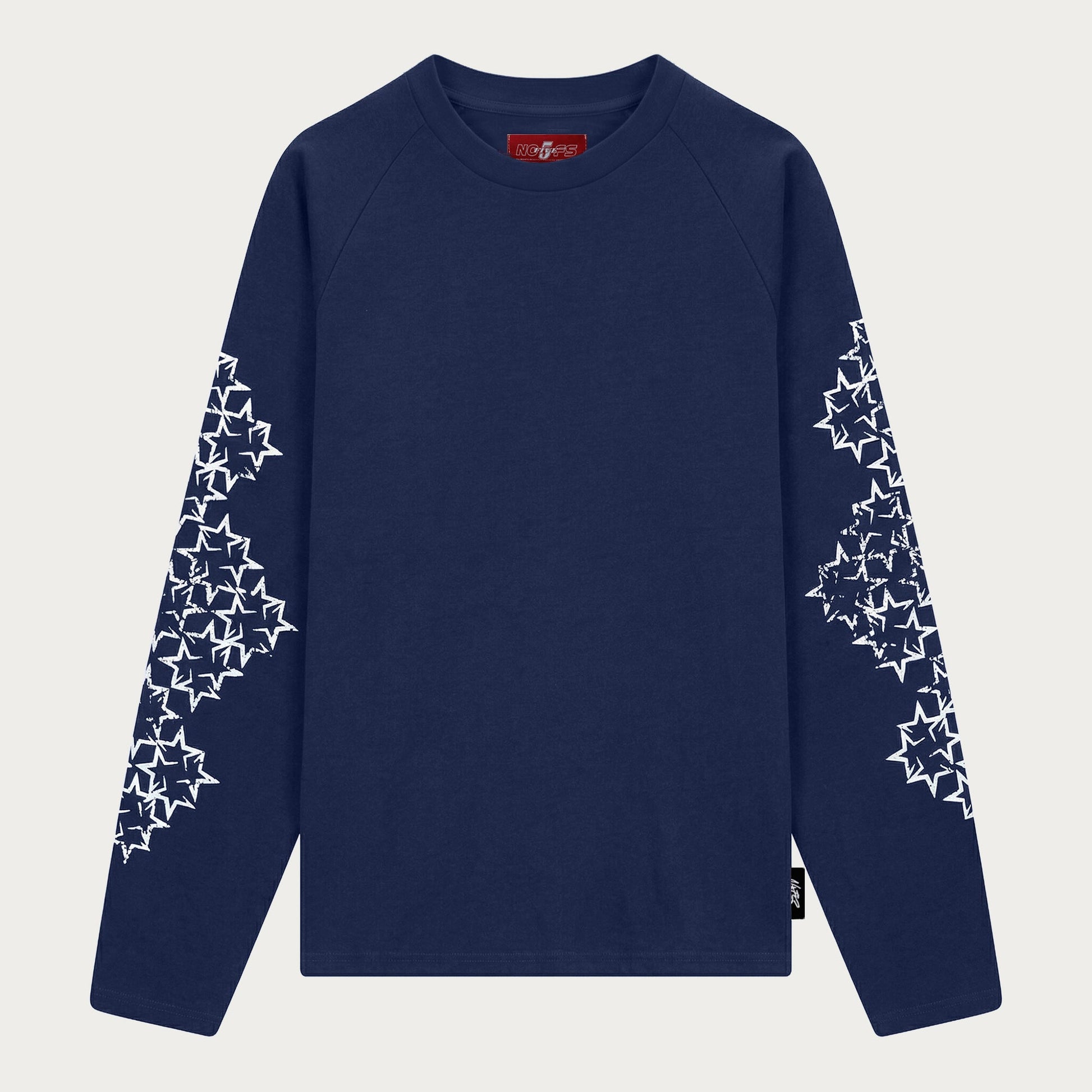 NAVY/WHITE STAR LONGSLEEVE