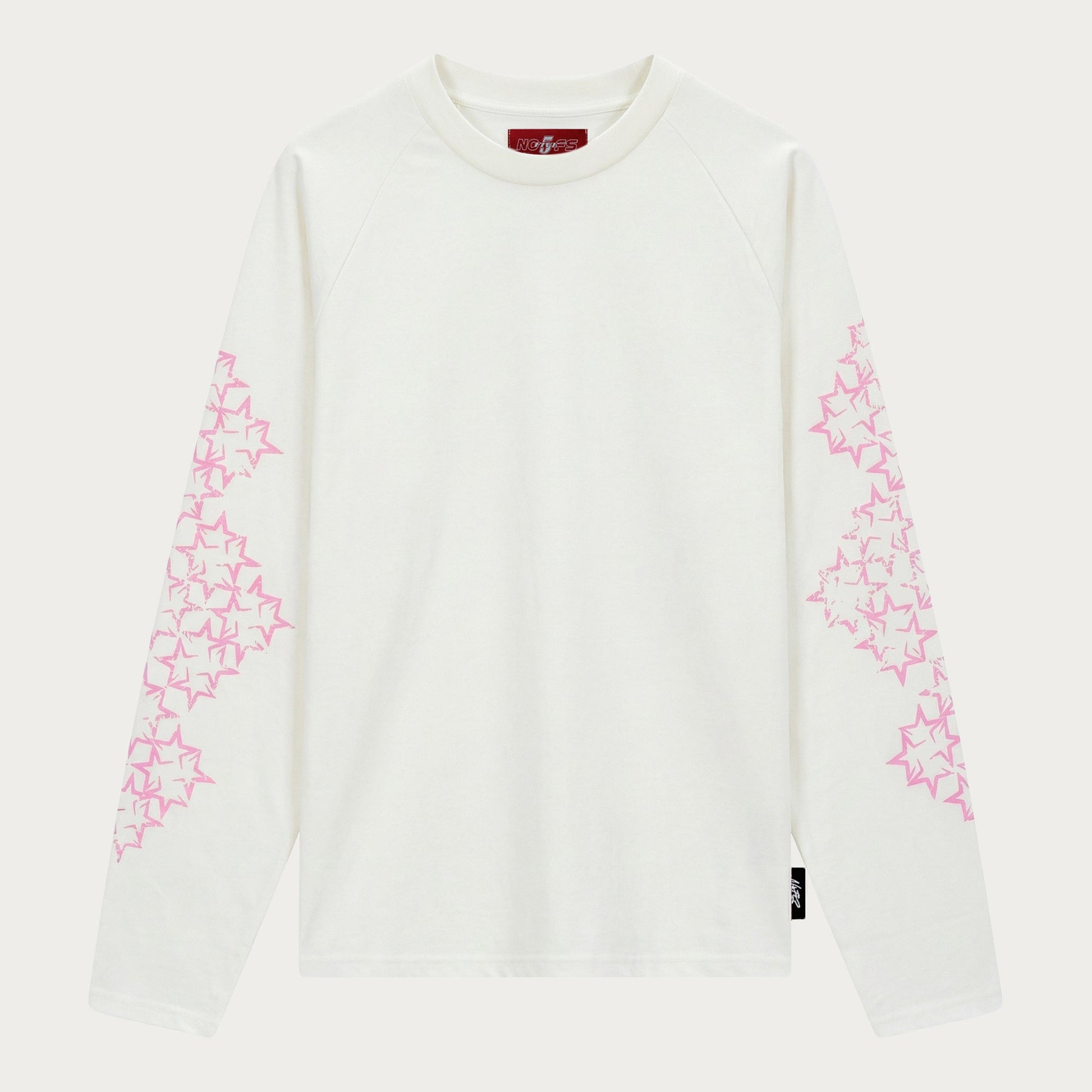 OFFWHITE/PINK STAR LONGSLEEVE