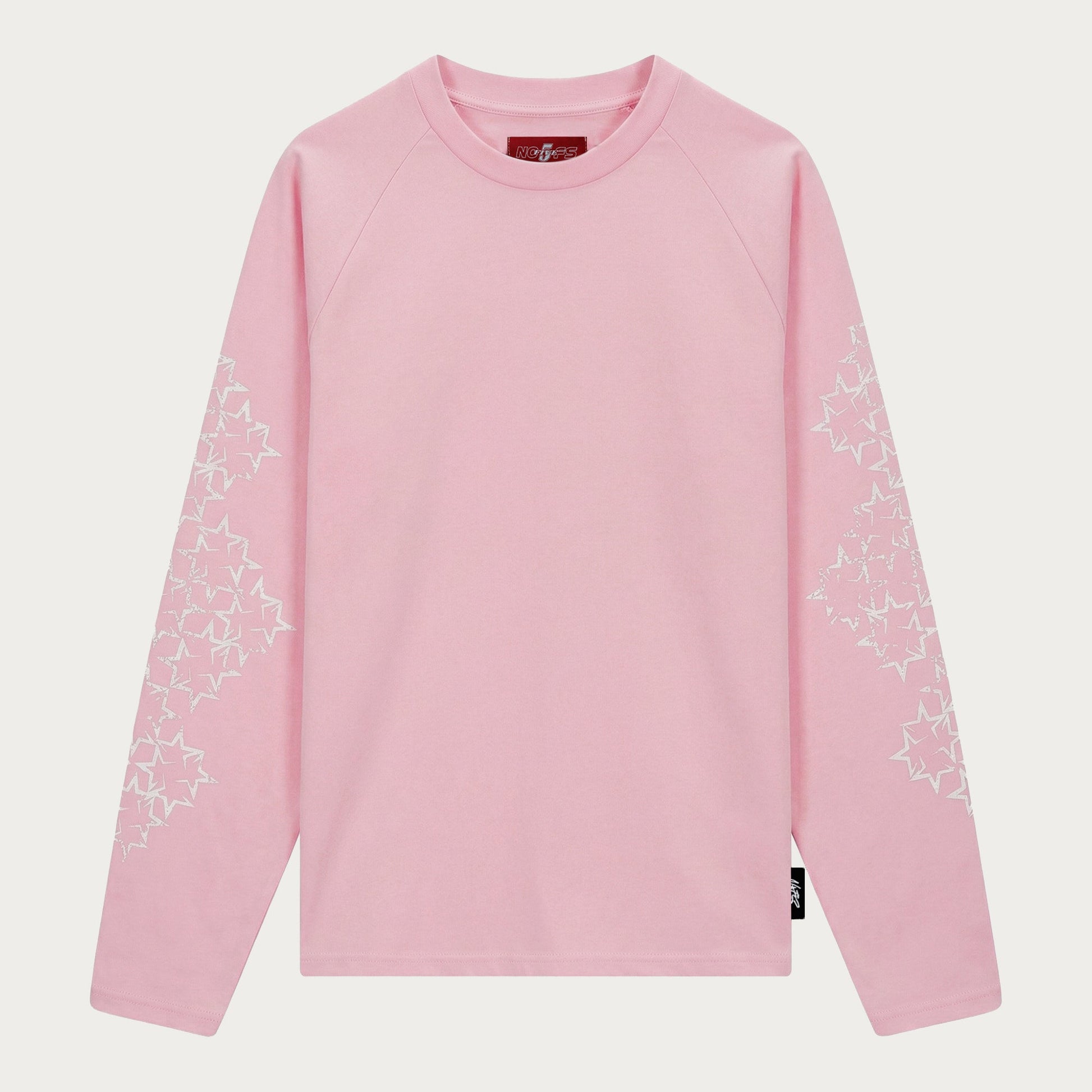 PINK/WHITE STAR LONGSLEEVE