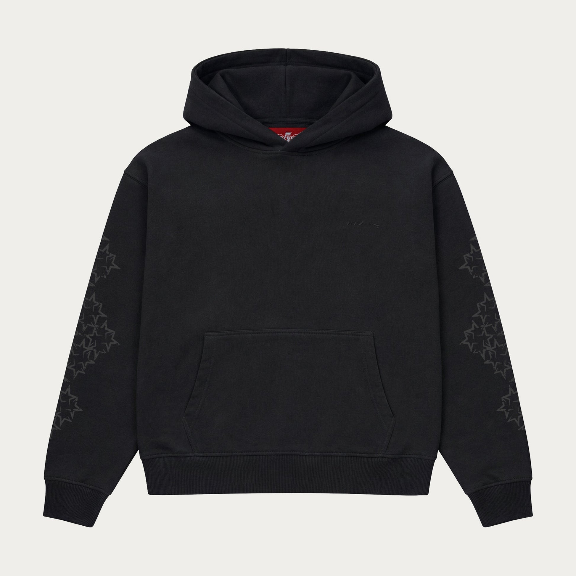 BLACK/DARK GREY STAR HOODIE