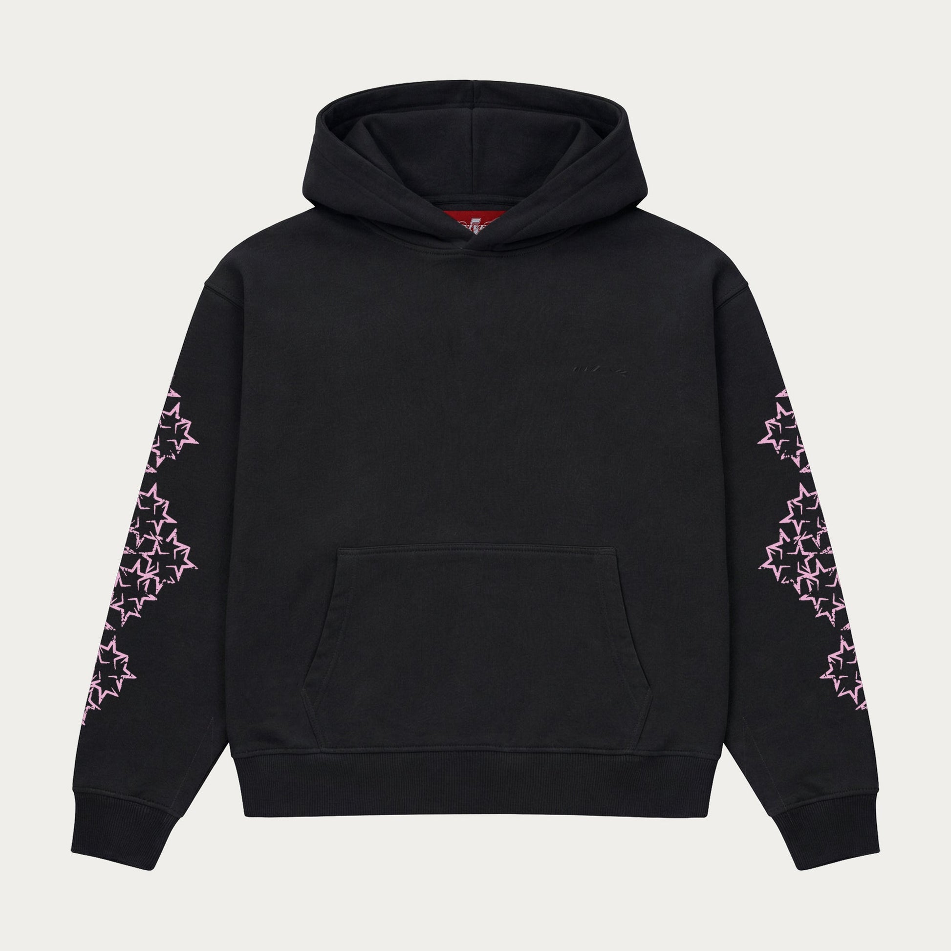BLACK/PINK STAR HOODIE