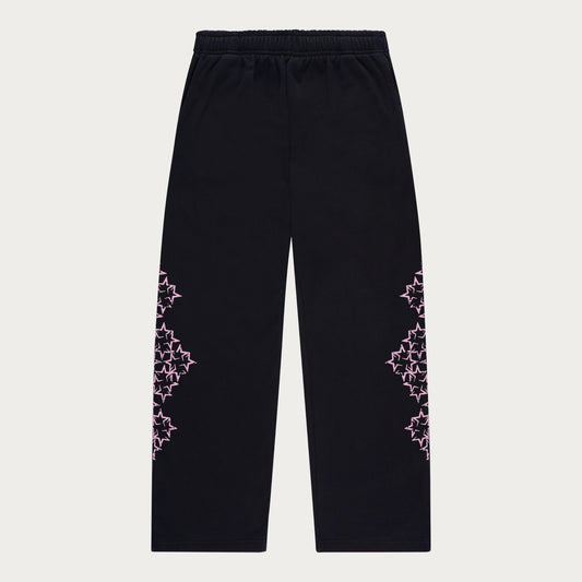 BLACK/PINK STAR JOGGER