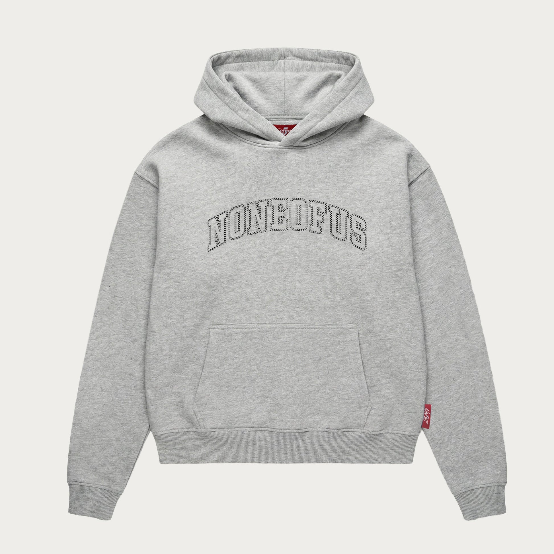 GREY STITCH HOODIE