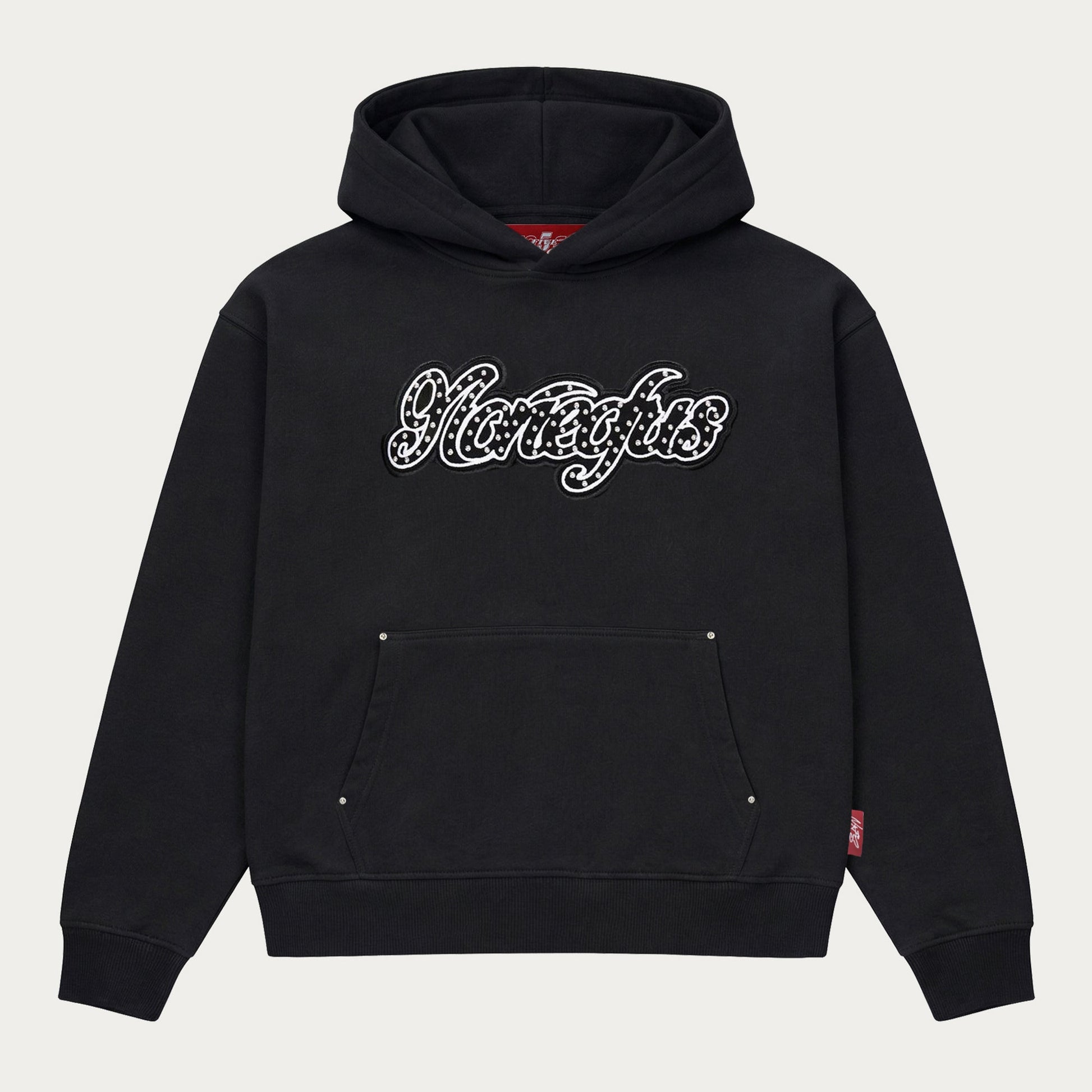 BLACK STUDS HOODIE