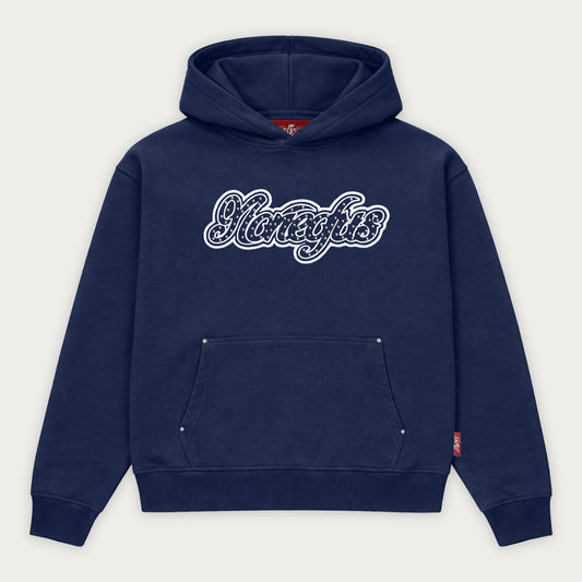 NAVY STUDS HOODIE