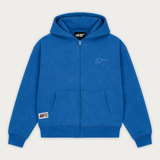 ROYAL BLUE BASIC ZIP HOODIE