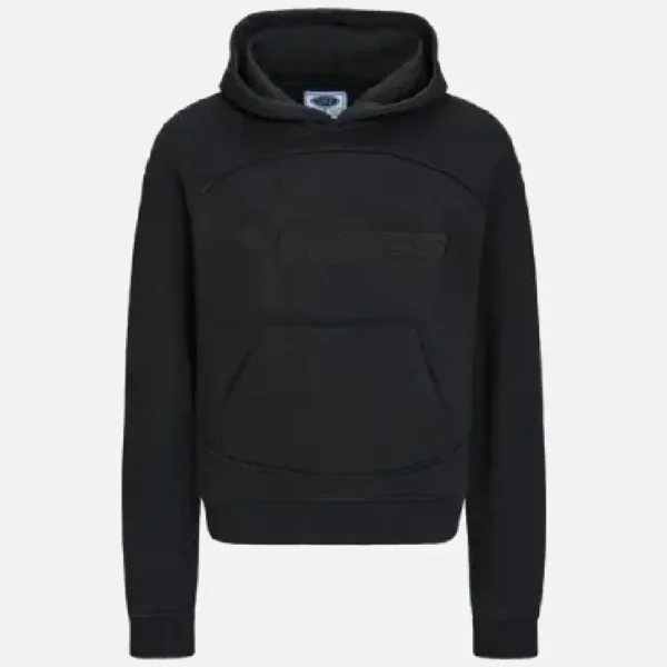 Tone in Tone Black Nofs Hoodie 1