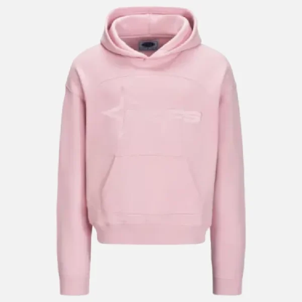 Tone in Tone Pink Nofs Hoodie 1