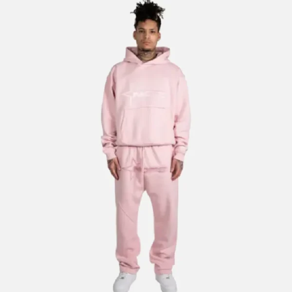 Tone in Tone Pink Nofs Hoodie 3