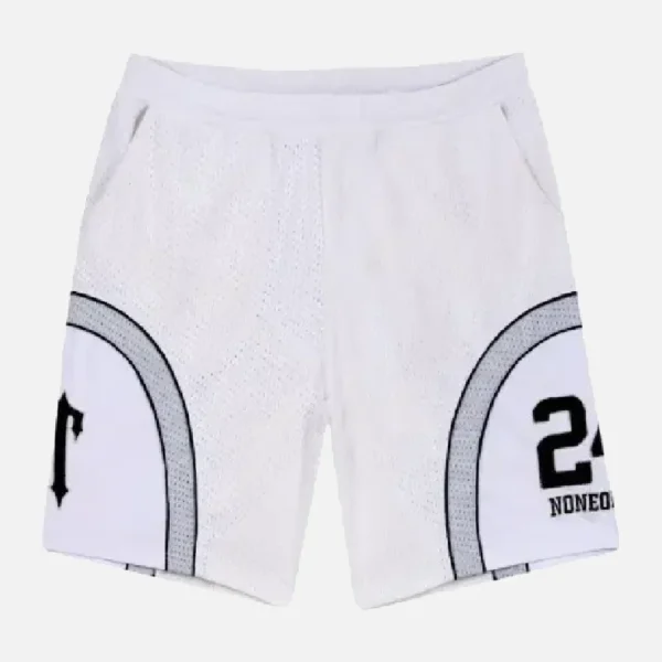 White Noneofus x Trapstar NFL Shorts 1